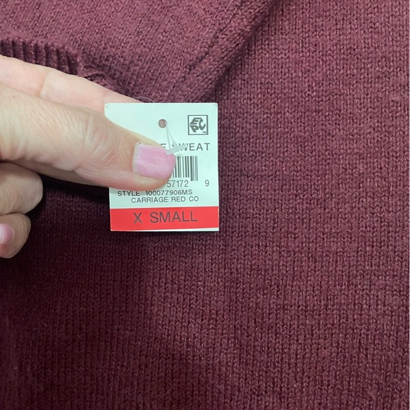 Style & Co Ladies Fair Isle Sweater Size X-Small, NWT - Picture 4 of 6